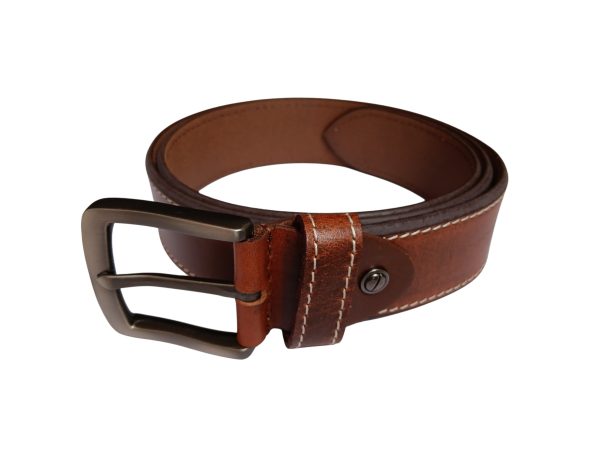 Tan Leather Casual Belt
