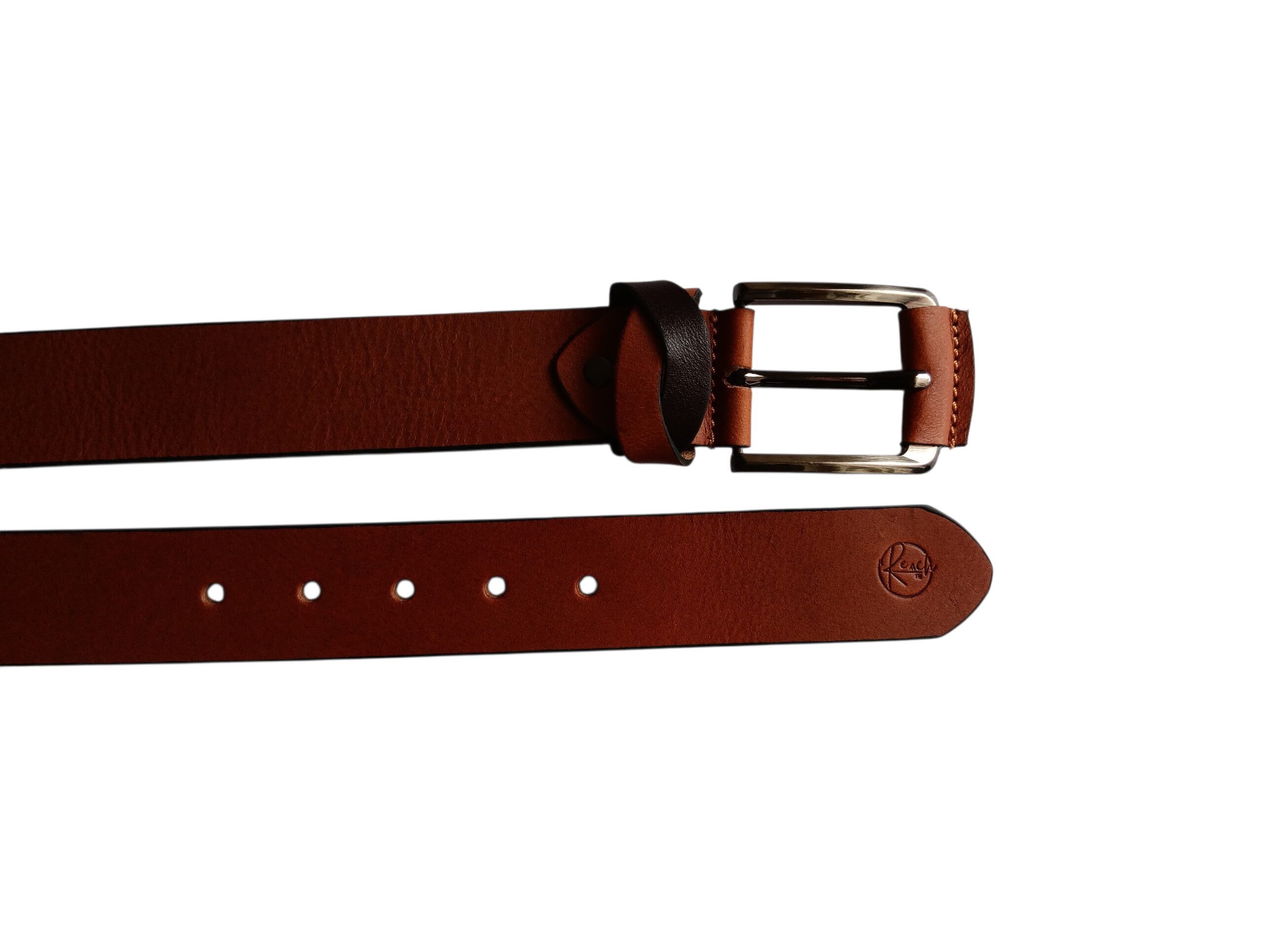 Tan Leather Casual Belt